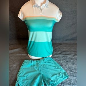 Nike Set Girl’s Golf Polo and Shorts